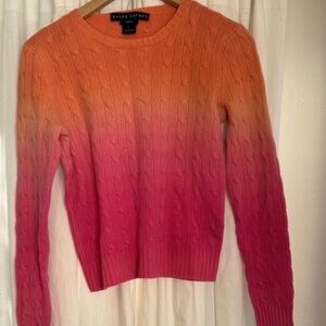 Ombré Ralph Lauren Cashmere Sweater